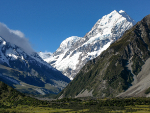 ニュージーランド最高峰Mt.クックを望む