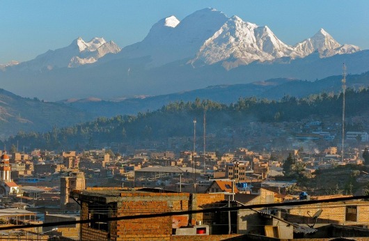 ワラスの町とペルー最高峰ワスカラン