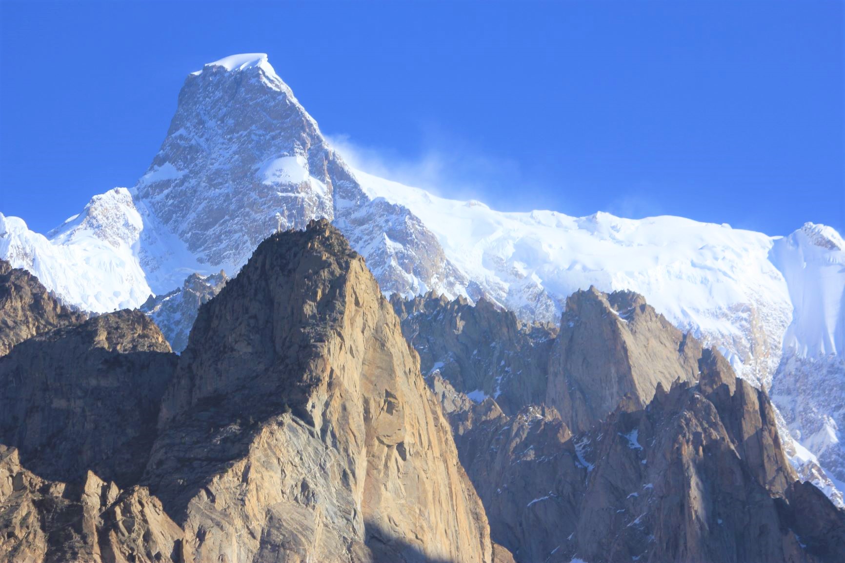 難攻不落の山として知られるウルタルⅡ峰（7,388m）