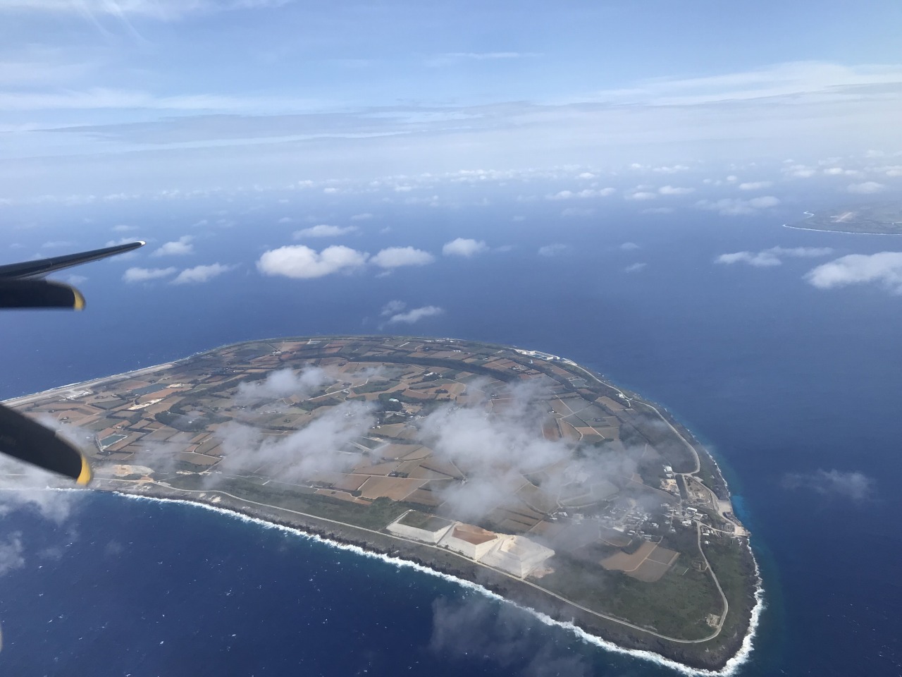 絶海の孤島、北大東島（空撮）
